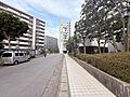 広々とした歩道...