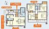 間取り：1号棟間取図