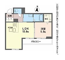 滋賀県米原市下多良３丁目38番（賃貸マンション1LDK・2階・46.90㎡） その2