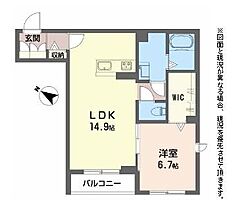 滋賀県彦根市野瀬町38-2（賃貸マンション1LDK・1階・53.10㎡） その2