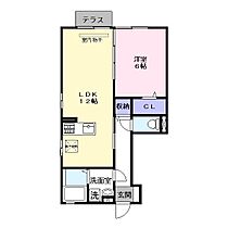 滋賀県彦根市古沢町（賃貸アパート1LDK・1階・43.57㎡） その2