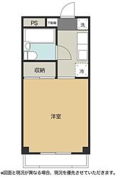 コーポヒサシ 1Kの間取図画像
