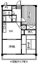 ウェルスMori 3DKの間取図画像