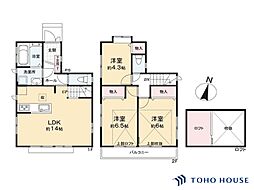 調布市深大寺東8丁目 3LDKの間取り