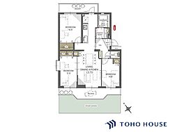 ソフィア上尾C棟 3LDKの間取図画像