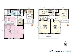 岩槻区加倉2丁目 14期 1号棟 全5棟