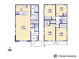 川口市鳩ケ谷本町3丁目 2期 1号棟 全2棟