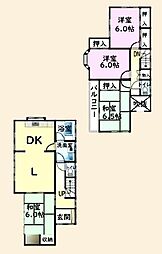 JR東金線 東金駅 8.6kmの賃貸一戸建て 4LDKの間取り