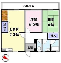 ラフェスタ河崎 205 ｜ 鳥取県米子市河崎275（賃貸マンション2LDK・2階・60.72㎡） その2