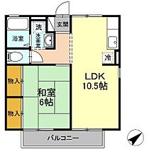 グリーンエクセル 201 ｜ 鳥取県米子市皆生５丁目16-39（賃貸アパート1LDK・2階・41.15㎡） その2