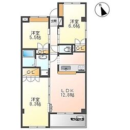 間取図画像 3LDK