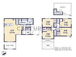 物件画像 横浜市旭区笹野台4丁目　新築一戸建て