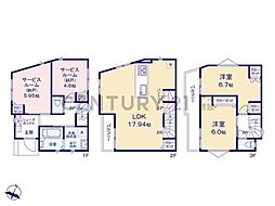 物件画像 横浜市中区本牧間門　新築一戸建て