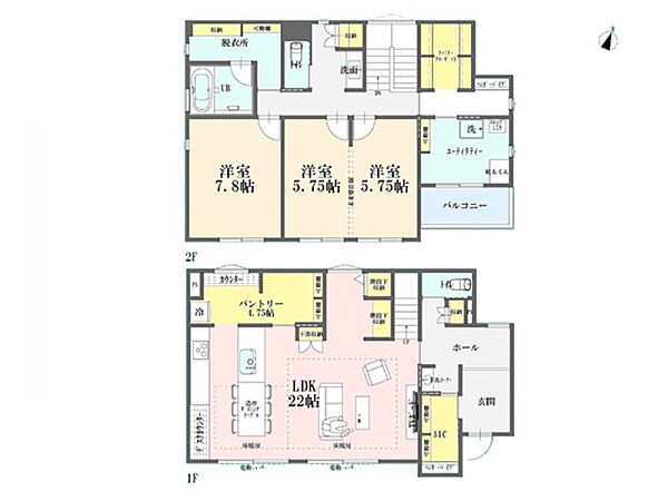 間取りを拡大表示