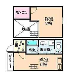 フォレスト山崎/3Ｆ 3階1LDKの間取り