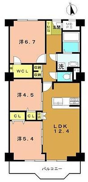 間取りを拡大表示