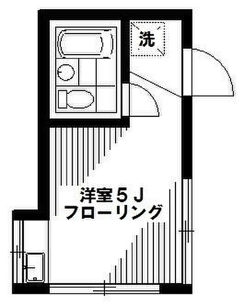 土井アパート ｜東京都中野区江原町２丁目(賃貸アパート1R・2階・10.50㎡)の写真 その2