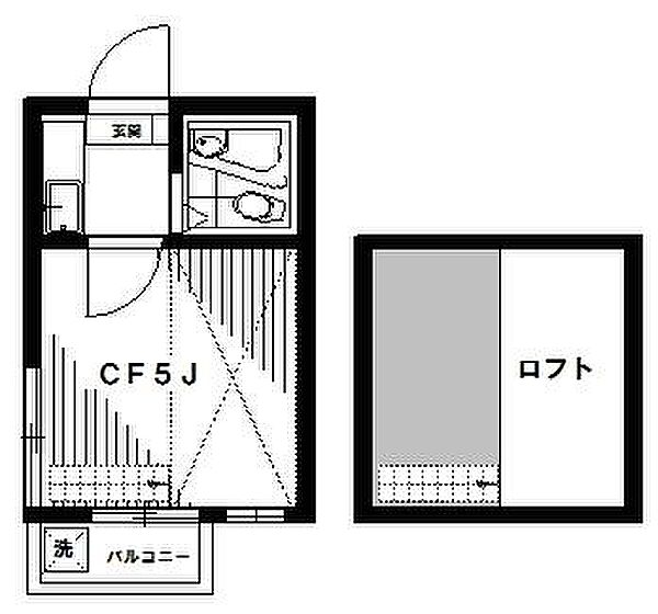 セドルハイム大和町Ｂ ｜東京都中野区大和町４丁目(賃貸アパート1K・2階・11.00㎡)の写真 その2