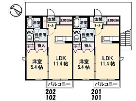 シャーメゾン　新地　Ｂ棟 201 ｜ 山口県宇部市大字妻崎開作289-3（賃貸アパート1LDK・2階・41.58㎡） その3