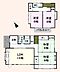 間取り：ゆとりのある14帖のLDKが特徴的です。1階には和室が2部屋あり多用途に活用できます。2階には洋室が2部屋あり収納スペースも充実しています。トイレが各階に備わっているので利便性も高いです。
