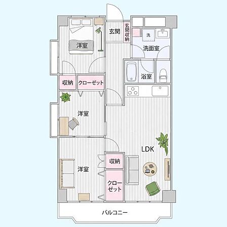 ※家具の配置はイメージです。