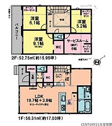 物件画像 千葉市稲毛区宮野木町5期　3号棟