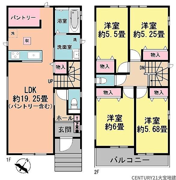 間取りを拡大表示
