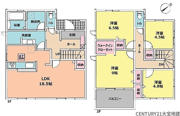 間取りを拡大表示