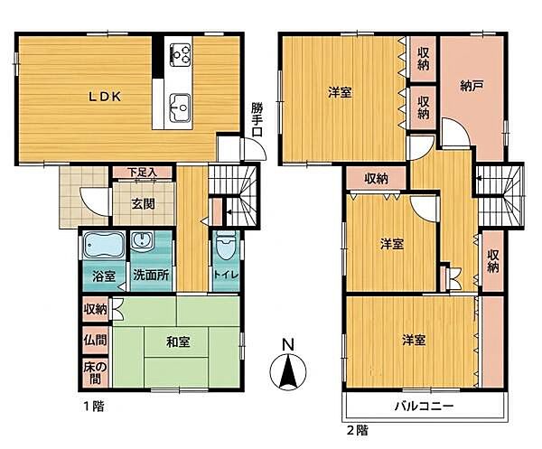 間取りを拡大表示