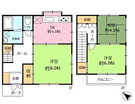 松戸市二ツ木戸建  ｜ 千葉県松戸市二ツ木2002-9（賃貸一戸建3DK・--・65.41㎡） その1