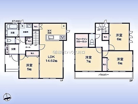間取り さいたま市浦和区瀬ヶ崎5丁目の築後未入居住宅