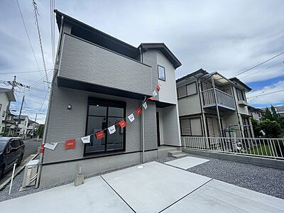 外観:「準急停車駅「準急停車駅から徒歩15分。地下鉄も乗り入れて都心へのアクセス便利!。並列駐車2台可(車種により)。建物10年瑕疵保証付&地盤20年保証。 外観:「準急停車駅「準急停車駅から徒歩15分。地下鉄も乗り入れて都心へのアクセス便利!。並列駐車2台可(車種により)。建物10年瑕疵保証付&地盤20年保証。