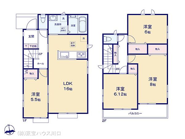 間取りを拡大表示