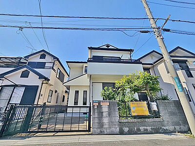 外観:南北2方道路に面す。全居室6帖以上のゆとりある3LDK。広々LDK20帖。 外観:南北2方道路に面す。全居室6帖以上のゆとりある3LDK。広々LDK20帖。