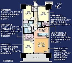 SHINTOCITY 3LDKの間取図画像