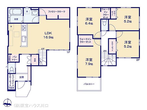 間取りを拡大表示