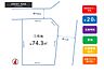 区画図：角地につき開放感有。風通し良好