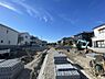 外観：まずは現地の開放感を見に来てください。完成をイメージ出来るように、モデルのご案内も可能です。