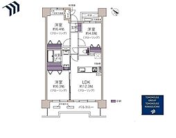 レクセルプラザ西川口 3LDKの間取図画像