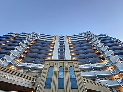 外観：ペットと暮らせるマンションです