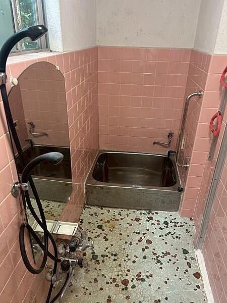 Beautiful mountainous landscape with colorful sky