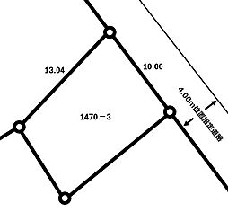 物件画像 現況更地 建築条件なし売地 阿部倉