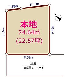 物件画像 稲城市大丸 建築条件無し 売地