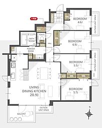 物件画像 リーベスト中山Ｂ棟
