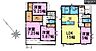 間取り：4SLDKの魅力的な間取り！LDKはゆったりとした空間で、ご家族との団らん時間が、より一層充実したものになりますね。家族との仲が深まり、自然と笑顔が増えます！