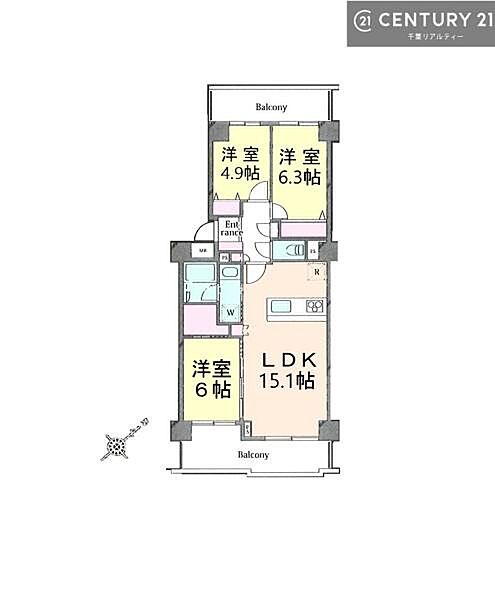 間取りを拡大表示