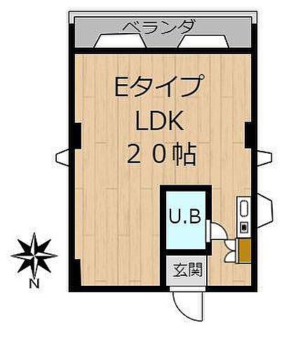 間取り オークリッチ烏丸 5階/-