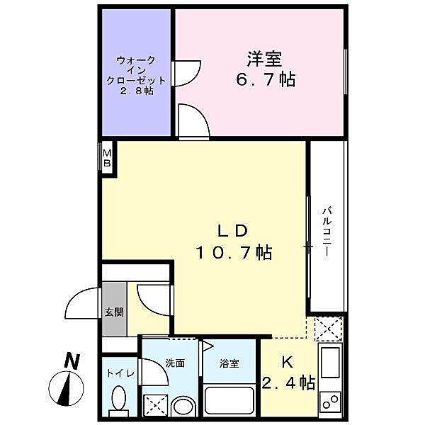 フォルクスハイム ｜東京都北区赤羽西４丁目(賃貸マンション1LDK・3階・46.70㎡)の写真 その2