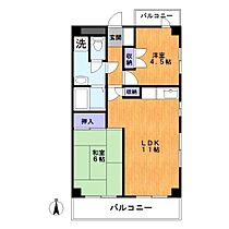 サンリヴィエール五反野 502 ｜ 東京都足立区足立１丁目27-10（賃貸マンション2LDK・5階・48.95㎡） その2