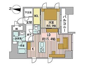 プライムメゾン大通公園  ｜ 北海道札幌市中央区大通西６丁目5番2（賃貸マンション1LDK・4階・54.44㎡） その2